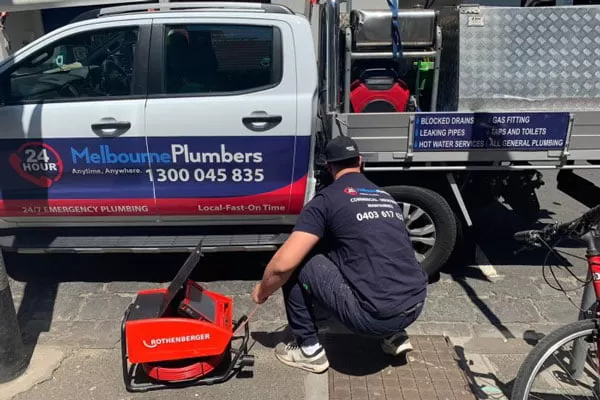 Local Armadale Plumber with service van and equipment